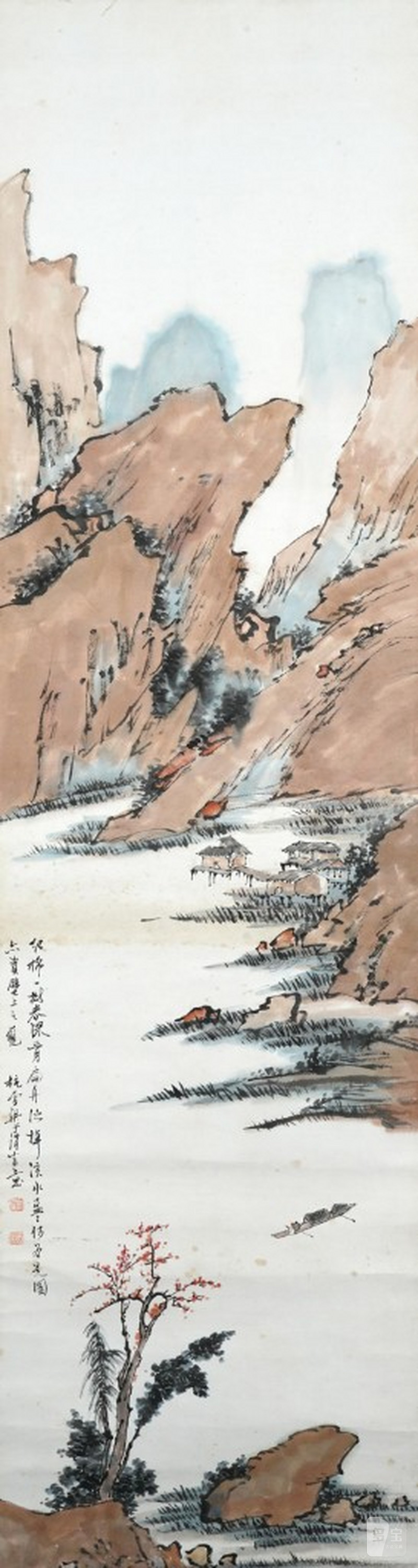    梁於渭 山水